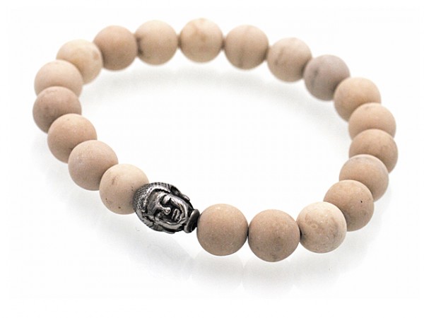 Lederarmband Buddha