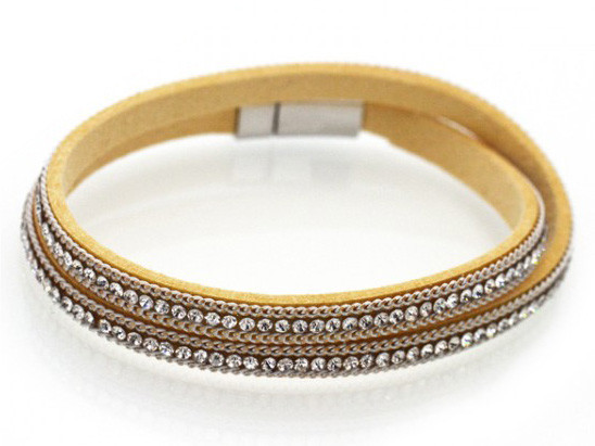 Alcantara-Armband Adelina (36.5 cm)