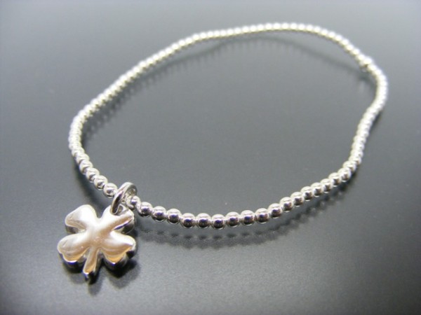 Kugelarmband "Cloverleaf" (18cm)