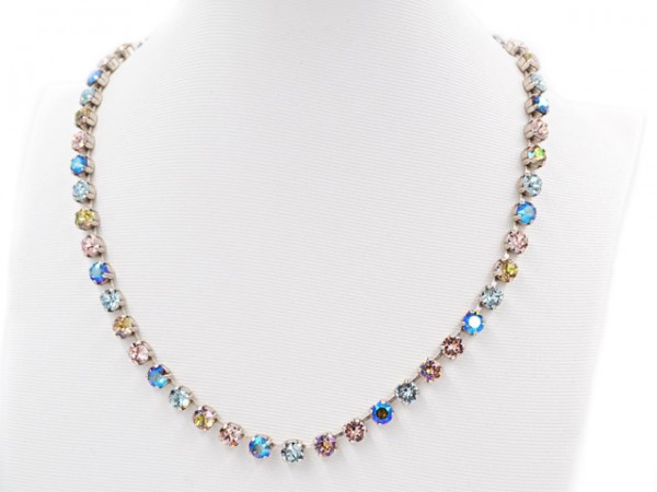 Collier "Shimmering Bl. Diamond" besetzt mit Swarovski Kristalle