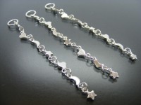 Anhänger "Herz-Stern-Mond" (3 Stück) Anhänger "Herz-Stern-Mond" (3 Stück)