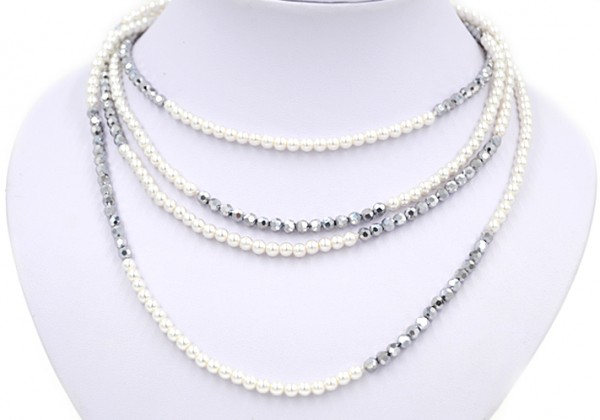 Glassteinkette Andelka (168 cm)