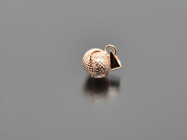 Anhänger Knoten (8 mm),rosevergoldet