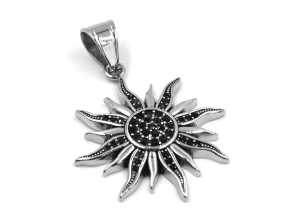 EDELSTAHLANHÄNGER "SONNE"