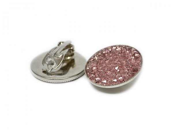 Ohrclip "Crystal Rocks" , Vintage Rose
