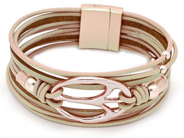 Lederarmband Carol (18.5 cm)