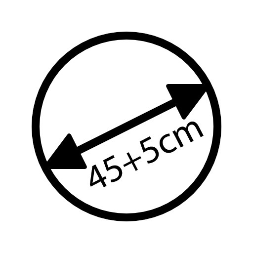 45 + 5cm