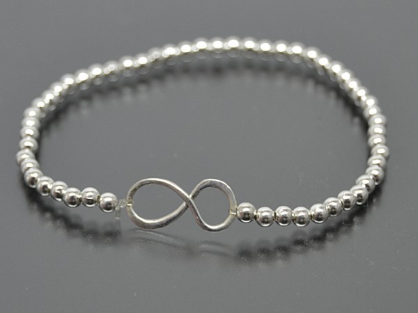 Kugelarmband "Infinity" (18cm)