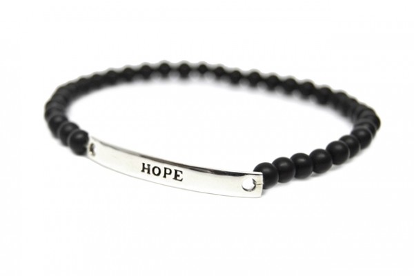 Armband Black Pearl "Hope"
