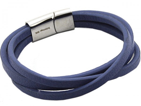 Lederarmband "Dusan" mit Edelstahlverschluss