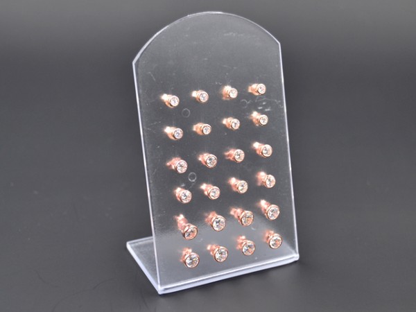 Display Ohrstecker (12 paar)(rosegold)