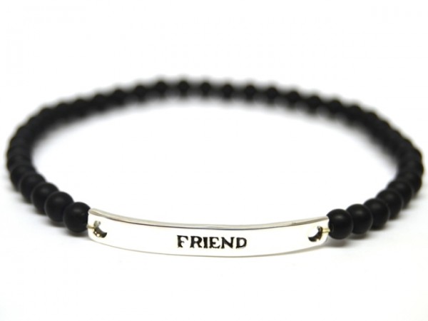 Armband Black Pearl - Friend