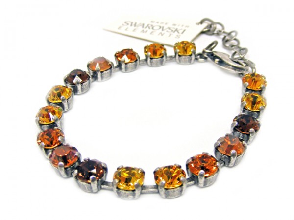 Armband "Brown" mit Swaro. Steinen