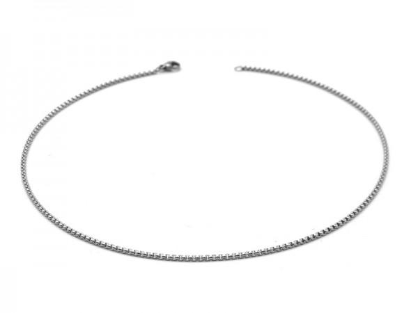 Edelstahlkette (2mm) (45cm)