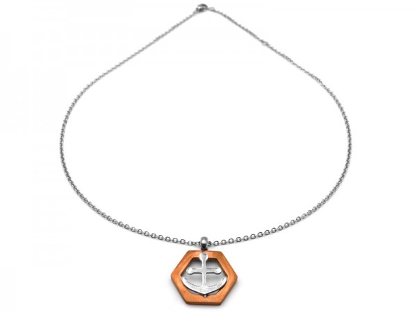 Edelstahlkette "Anker" (45+5cm)