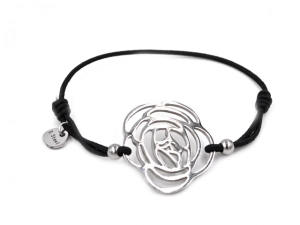 Edelstahlarmband "Blume"