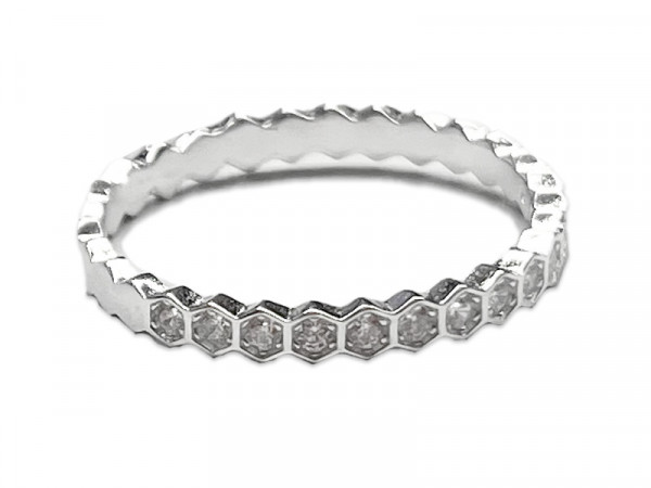 Ring mit Zirkonia
