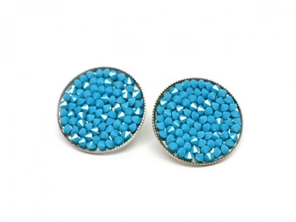 Ohrstecker "Crystal Rocks" , Turquoise