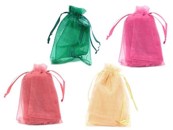Organzaverpackungen ( 100 Stück) (9 x 7 cm)