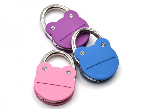 Handtaschenhalter "Frog" Violet