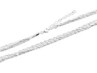 Vorschau: Singapurkette (39.5 cm + 5.0 cm) (4.0 mm) 5-reihig Vorschau: Singapurkette (39.5 cm + 5.0 cm) (4.0 mm) 5-reihig