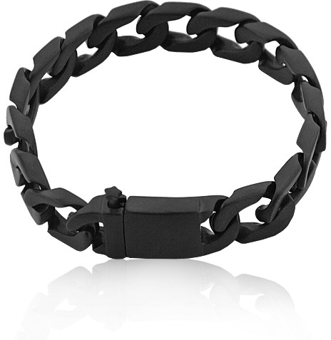 EDELSTAHLARMBAND "PVD" SCHWARZ