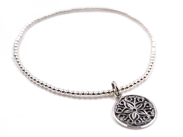 Kugelarmband "Flower" (18cm)