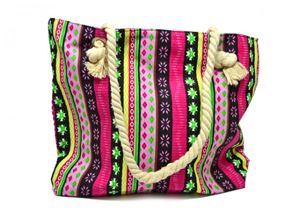 Tasche mit Tau-Trägern und Reißverschluss