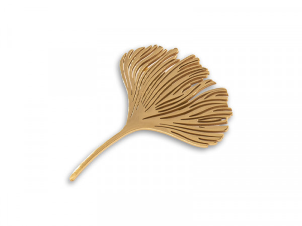 Brosche Gingkoblatt