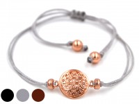 Freundschaftsarmband "Blume des Lebens" rose vergoldet Freundschaftsarmband "Blume des Lebens" rose vergoldet