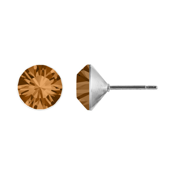 Ohrstecker OSGK 29 (6mm Stein) Crystal Copper / Copper
