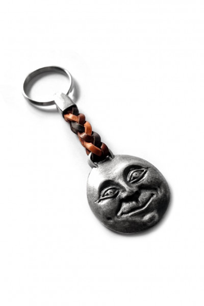 Schlüsselanhänger Mondgesicht