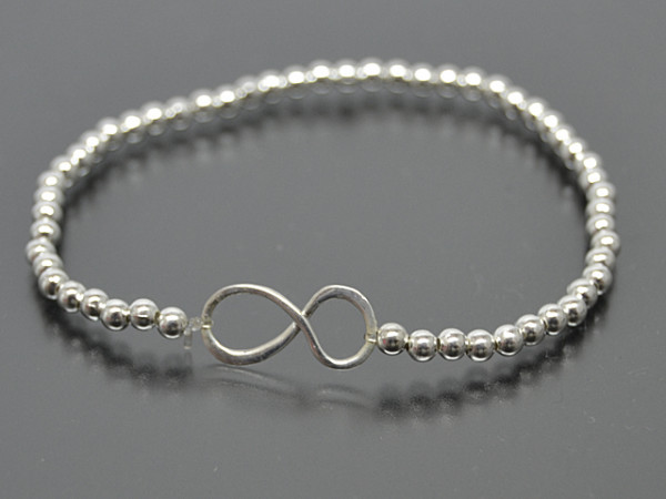 Kugelarmband Infinity (20 cm) (2.5 mm)
