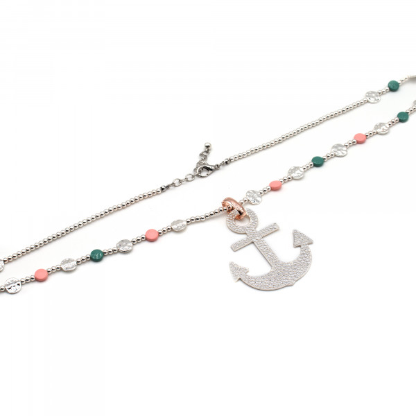 Kette mit Anhänger Anker (83 cm + 5.0 cm)