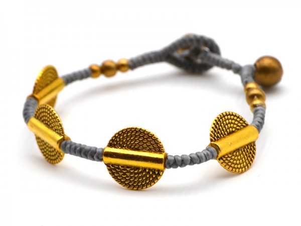 Armband "Benno" (bronze and grey)