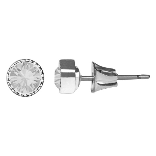 Ohrstecker OSTP24 mit Premium Crystal in 3 mm (3 Paar) - Crystal