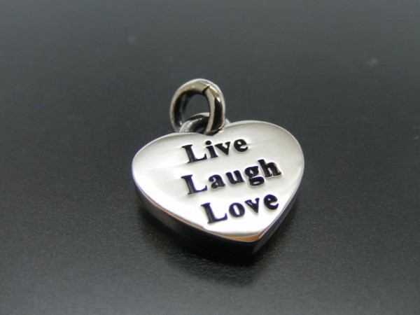 Herzanhänger "Live,Laugh,Love"