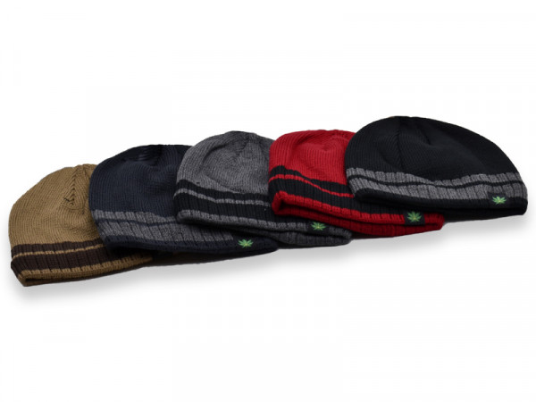 Primi Cappelli Mütze Unisex Unifarben aus 100% Viskose 12er Pack