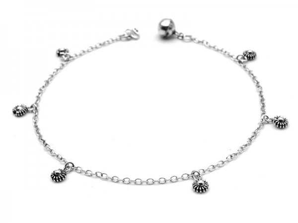 Fußkette Blumen (25 cm)
