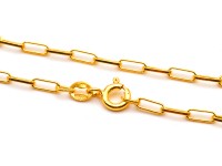 Gliederkette (2.3 mm) vergoldet Gliederkette (2.3 mm) vergoldet