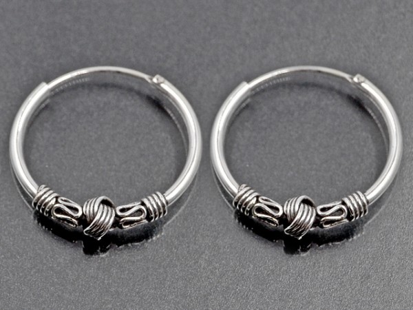 Bali Creolen (22 mm) 5 Paar