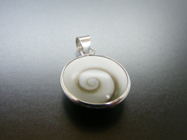 Anhänger Shivas Eye "rund", beidseitig (10mm)